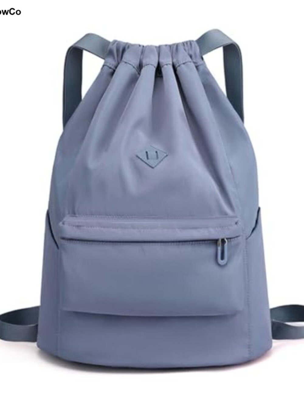 Waterproof Nylon Drawstring Backpack Lightweight Gym Beach Travel Bag